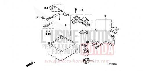 BATTERIE PES125A de 2010
